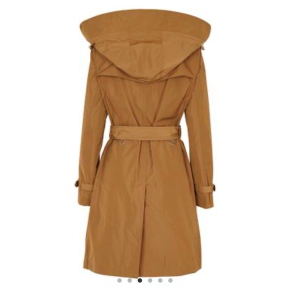 Burberry Detachable Hood Taffeta Trench Coat - Picture 3 of 10